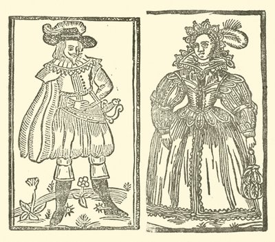 Illustratie voor The Roxburghe Ballads door (after) English School