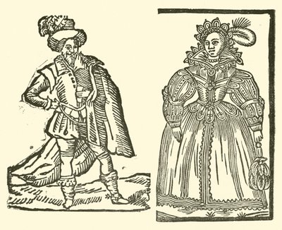 Illustratie voor The Roxburghe Ballads door (after) English School