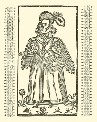 Illustratie voor The Roxburghe Ballads door (after) English School