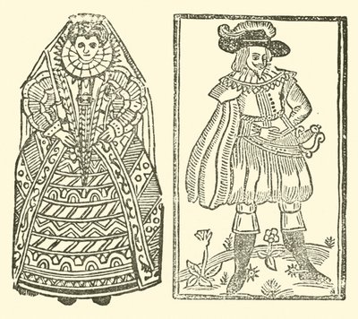 Illustratie voor The Roxburghe Ballads door (after) English School