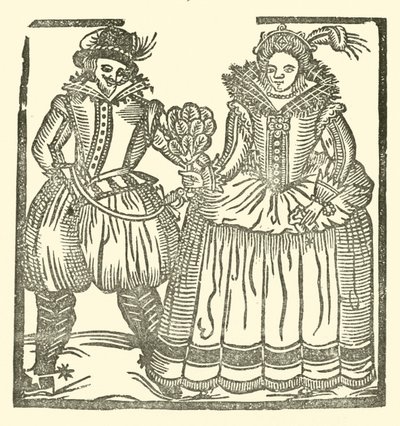 Illustratie voor The Roxburghe Ballads door (after) English School