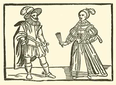 Illustratie voor The Roxburghe Ballads door (after) English School