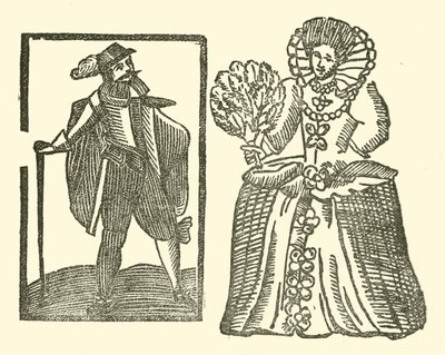 Illustratie voor The Roxburghe Ballads door (after) English School
