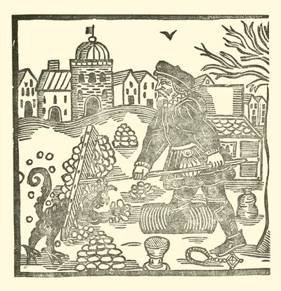 Illustratie voor The Roxburghe Ballads door (after) English School