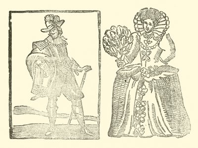 Illustratie voor The Roxburghe Ballads door (after) English School