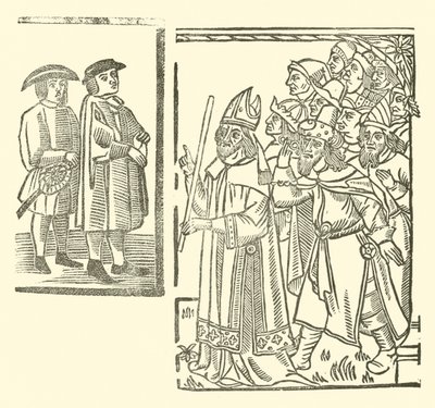 Illustratie voor The Roxburghe Ballads door (after) English School