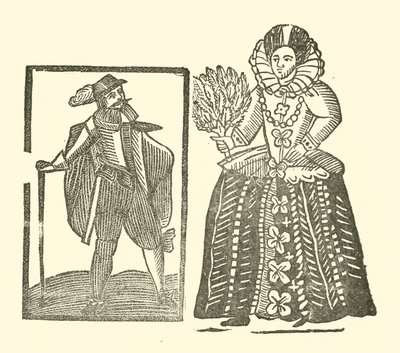 Illustratie voor The Roxburghe Ballads door (after) English School