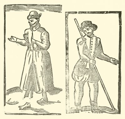Illustratie voor The Roxburghe Ballads (houtsnede) door (after) English School