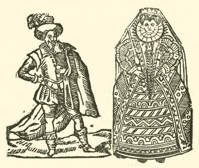 Illustratie voor The Roxburghe Ballads door (after) English School