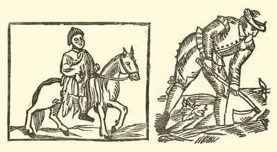 Illustratie voor The Roxburghe Ballads door (after) English School