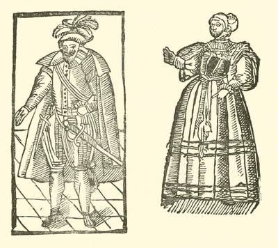 Illustratie voor The Roxburghe Ballads door (after) English School