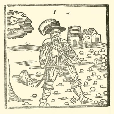 Illustratie voor The Roxburghe Ballads door (after) English School