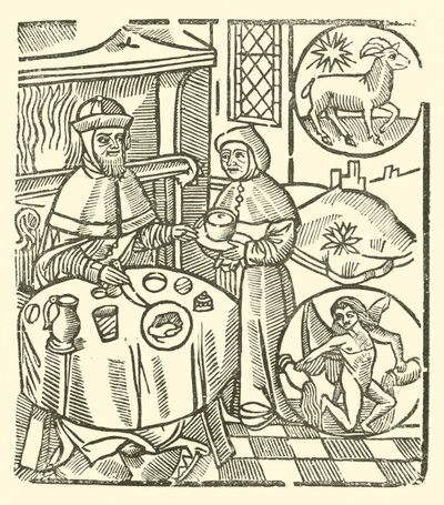 Illustratie voor The Roxburghe Ballads door (after) English School