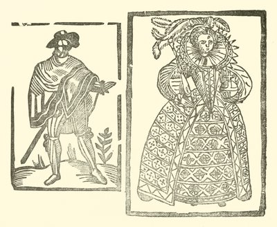 Illustratie voor The Roxburghe Ballads door (after) English School