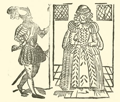 Illustratie voor The Roxburghe Ballads door (after) English School