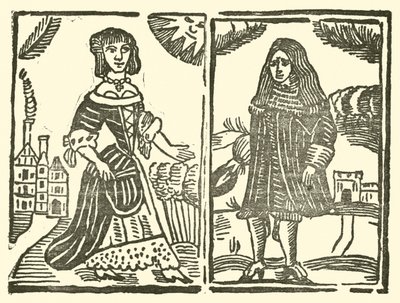 Illustratie voor The Roxburghe Ballads door (after) English School