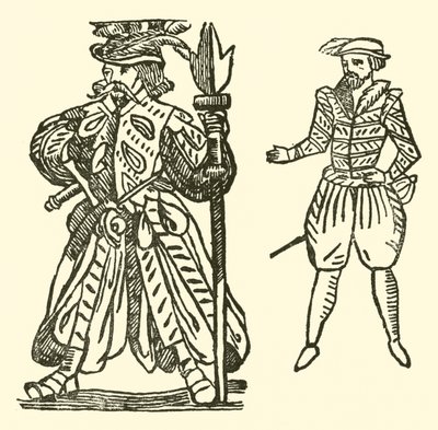Illustratie voor The Roxburghe Ballads door (after) English School