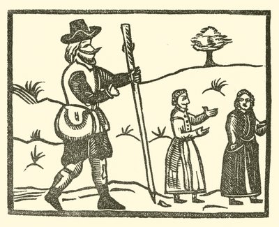 Illustratie voor The Roxburghe Ballads door (after) English School
