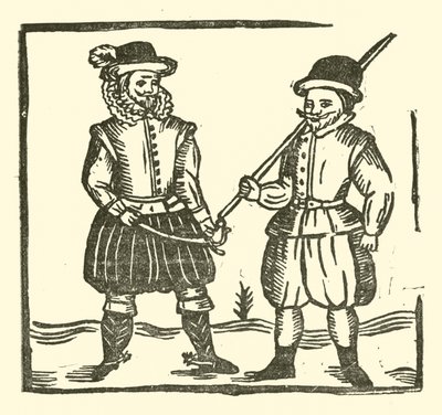 Illustratie voor The Roxburghe Ballads door (after) English School