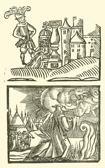 Illustratie voor The Roxburghe Ballads door (after) English School