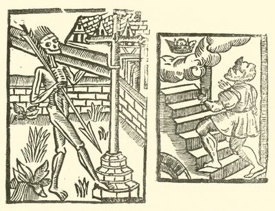 Illustratie voor The Roxburghe Ballads door (after) English School