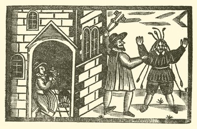 Illustratie voor The Roxburghe Ballads door (after) English School