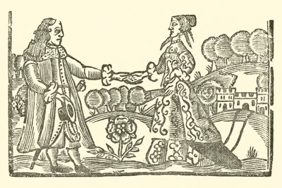 Illustratie voor The Roxburghe Ballads door (after) English School