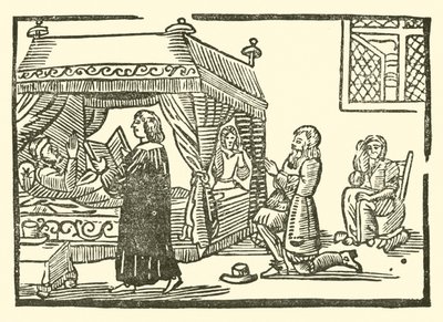 Illustratie voor The Roxburghe Ballads door (after) English School