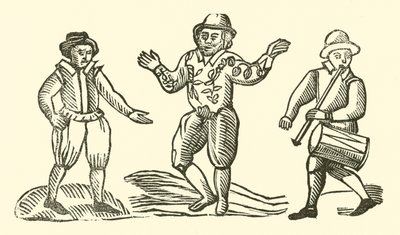 Illustratie voor The Roxburghe Ballads door (after) English School