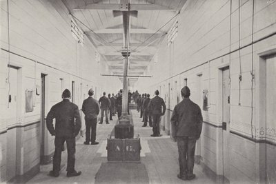 Een Muster van Hooligans, Borstal Prison door (after) English photographer