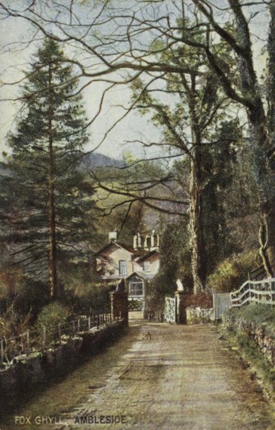 Fox Ghyll, Ambleside, Lake District door (after) English photographer