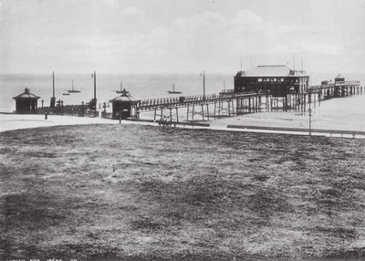 Lytham Pier door (after) English photographer