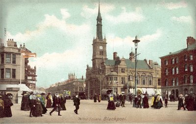 Talbot Square, Blackpool door (after) English photographer