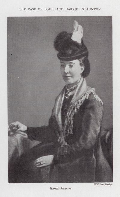 De zaak van Louis en Harriet Staunton door (after) English photographer