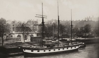 The Friend Ship, Charing Cross Pier door (after) English photographer