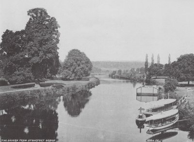 De Severn vanaf Stourport Bridge door (after) English photographer