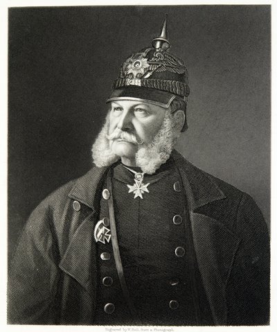 Willem I door (after) English photographer