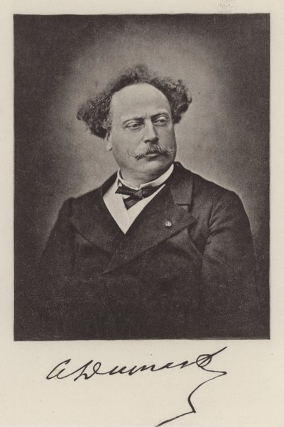 Alexandre Dumas de Jongere, Franse romanschrijver door (after) French Photographer