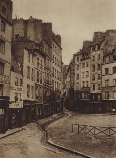 Hoek van de straten Jean-de-Beauvais en Lanneau door (after) French Photographer