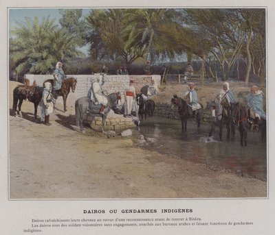 Dairos of inheemse gendarmes door (after) French Photographer