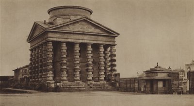 De barrière van de Ster in 1860, met het Tolpaviljoen van Ledoux door (after) French Photographer