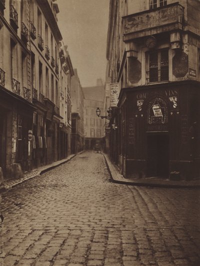 La rue du Four-Saint-Honore, hoek van de rue de Vannes door (after) French Photographer