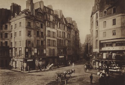Het oude Place Maubert door (after) French Photographer