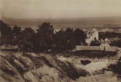 De noordelijke helling van de Butte in 1855 door (after) French Photographer