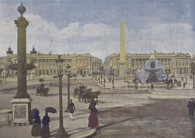 Parijs, Place de la Concorde door (after) French Photographer