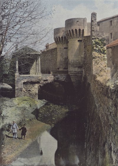 Pernes, Chateau door (after) French Photographer