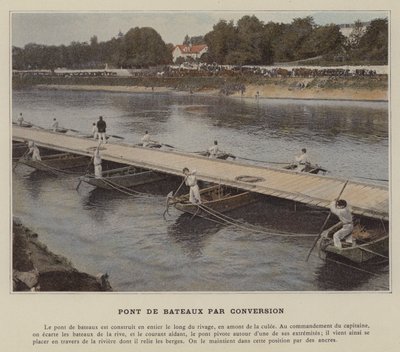 Pont van boten door conversie door (after) French Photographer
