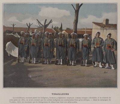 Tirailleurs door (after) French Photographer