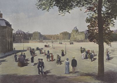 Versailles, Algemeen uitzicht op het kasteel door (after) French Photographer