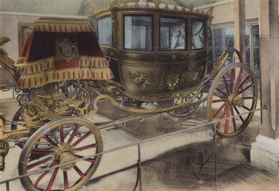 Huwelijkskoets van Napoleon III door (after) French Photographer